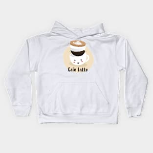 Coffee Latte Kids Hoodie